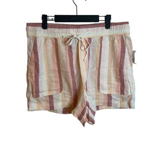 NWT GAP STRIPED LINEN SHORTS